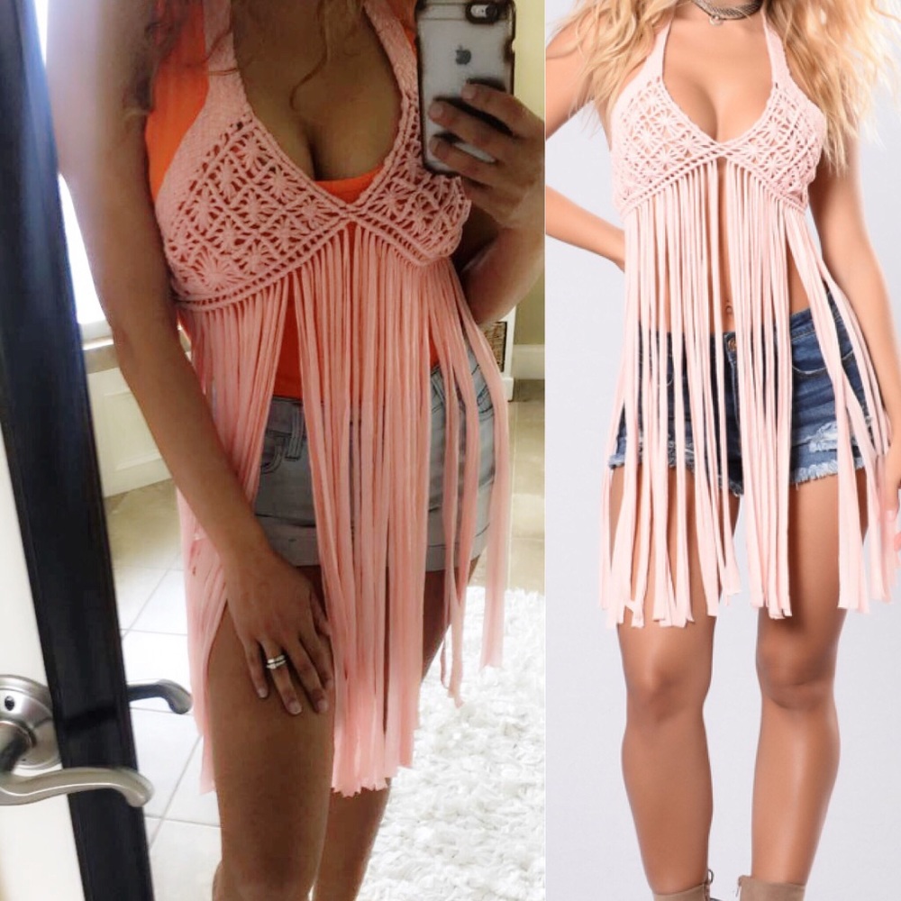 Blush halter top size small medium - Picture 2 of 8